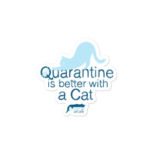 Quarantine Cat Sticker