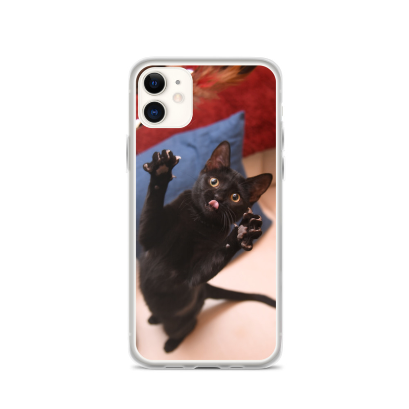 Black Kitten iPhone Case